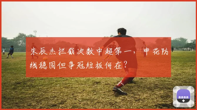 朱辰杰拦截次数中超第一,申花防线稳固但争冠短板何在?